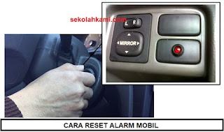 cara reset alarm mobil universal