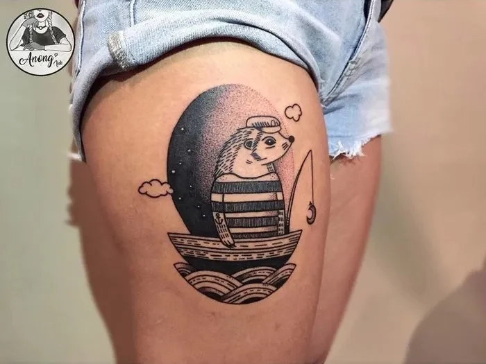 Tatuajes de Erizos que son una monada