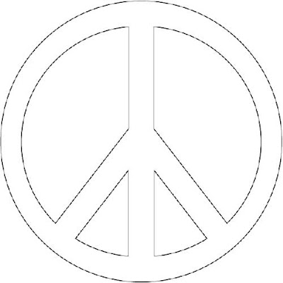 Peace Coloring Pages on Peace Sign Coloring Page