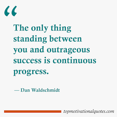 Inspiring quotes about success - the only one thing standing