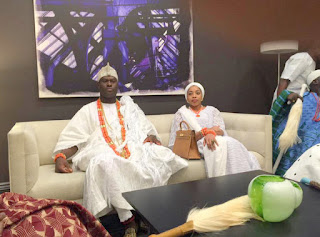 Ooni of Ife, Oba Adeyeye Ogunwusi in New York