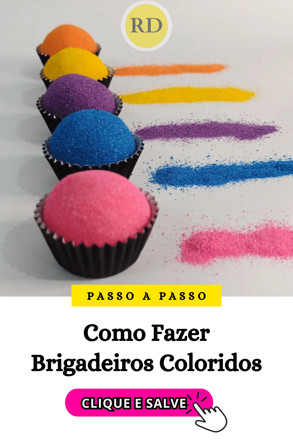 Como Fazer Brigadeiros Coloridos