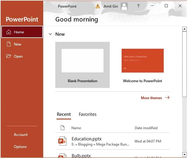 Getting Started with PowerPoint