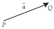 vektor ditulis dengan huruf kecil yang dibubuhi panah