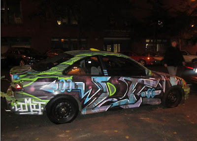Beautiful Car Graffiti