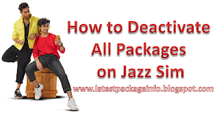 How to Deactivate All Packages on Jazz Sim