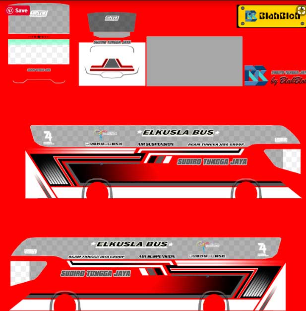 Livery Srikandi Shd Terbaru 2019 - livery bussid anti gosip