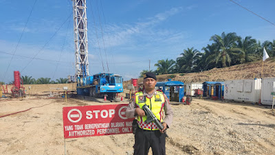 Giat  Personel Sat Samapta Polres Aceh Tamiang Laksanakan Program Kapolri No.5 (Pemantapan Harkamtibmas)