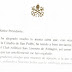 La carta del Papa