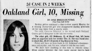 News article about the abduction and murder of Kristine Mihelich