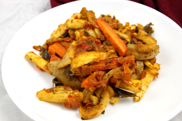 Roasted Vegetables in a Madras Sauce