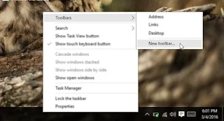 Cara Menampilkan Folder di Taskbar Windows 10