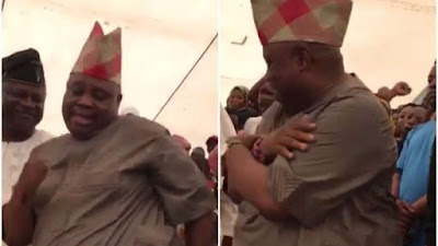 Senator Ademola Adeleke Dancing And Spraying Dollars At A Party (Photo/Video) 