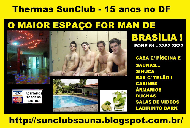 NOVA PROGRAMAÇÃO SAUNA SUN CLUB FONE 61 -3353-3837