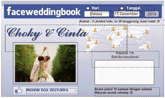 Download template undangan pernikahan facebook  undangan pernikahan 