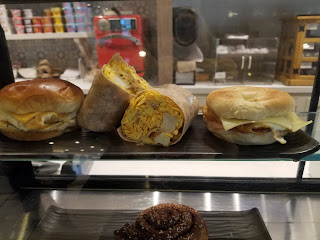 Breakfast sandwiches at Java Del Mar