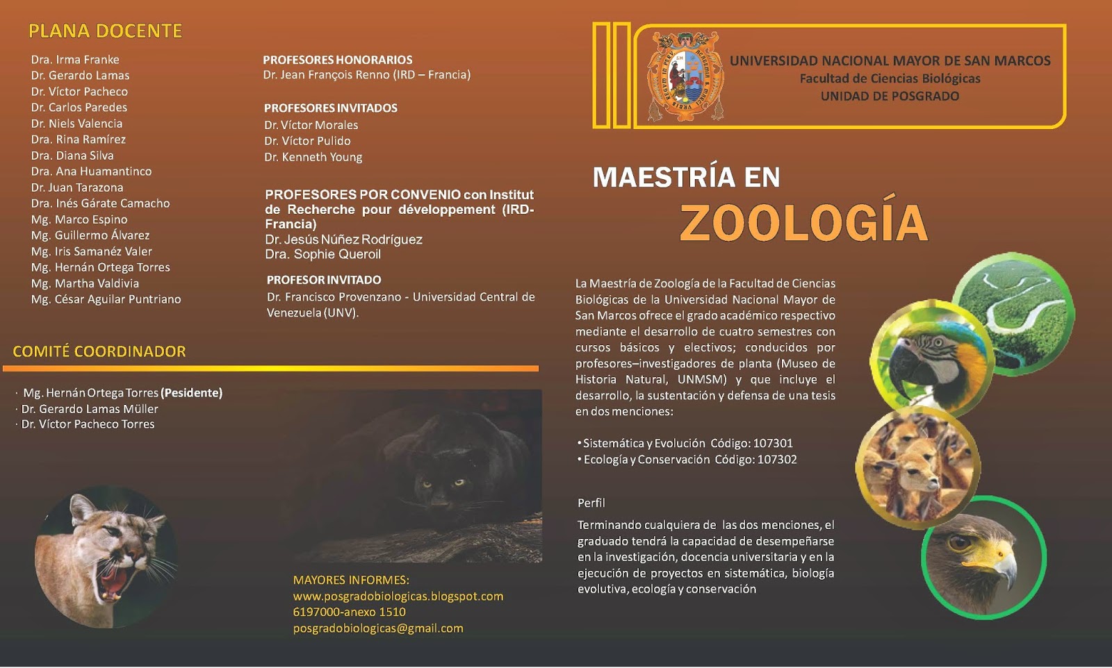 Posgrado de Ciencias Biológicas: MAESTRÍA EN ZOOLOGÍA