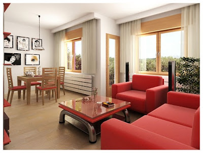 red-sofa-sets