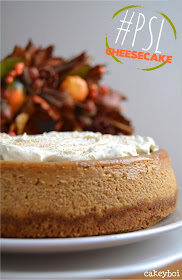 pumpkin cheesecake with spice and coffee