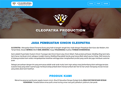 website Cincin Cleopatra