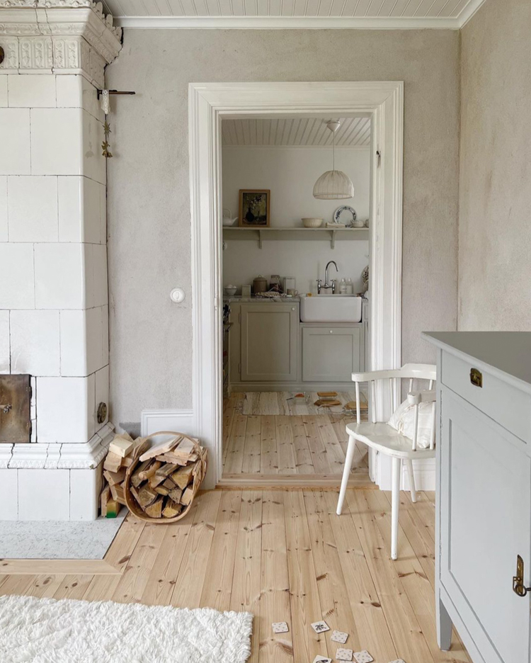 Shades of White in a Swedish Country Home on Gotland