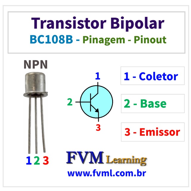 Datasheet-Pinagem-Pinout-transistor-npn-BC108B-Características-Substituição-fvml