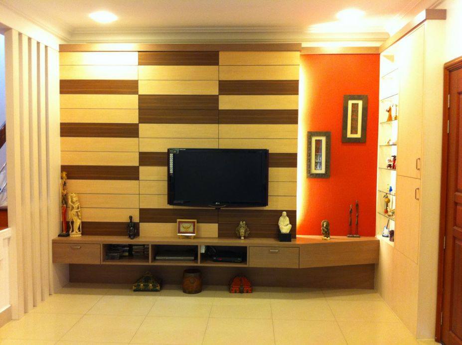 Innovative Wall  Decorations  For TV  Unit  Designs Home Decor 