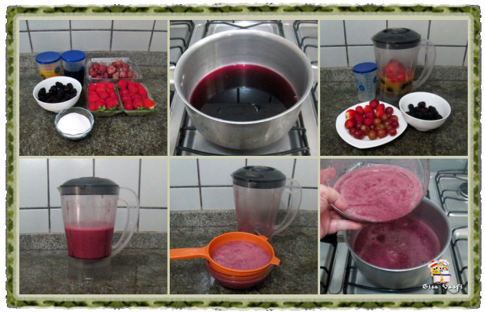 Calda de frutas vermelhas e vinho 3