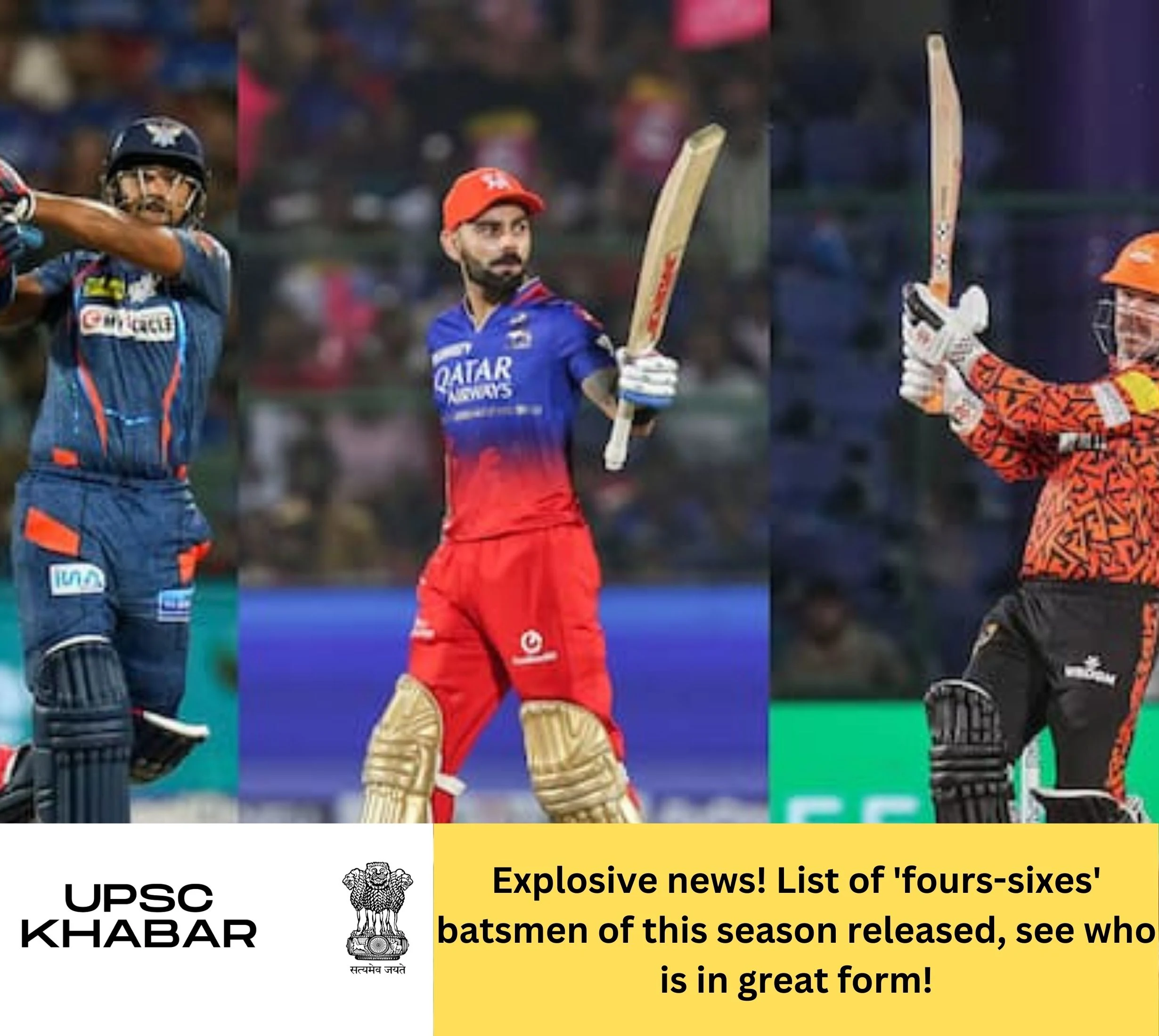 Explosive news! List of 'fours-sixes' batsmen of this season released, see who is in great form!