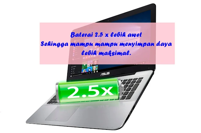 Baterai laptop ASUS X555