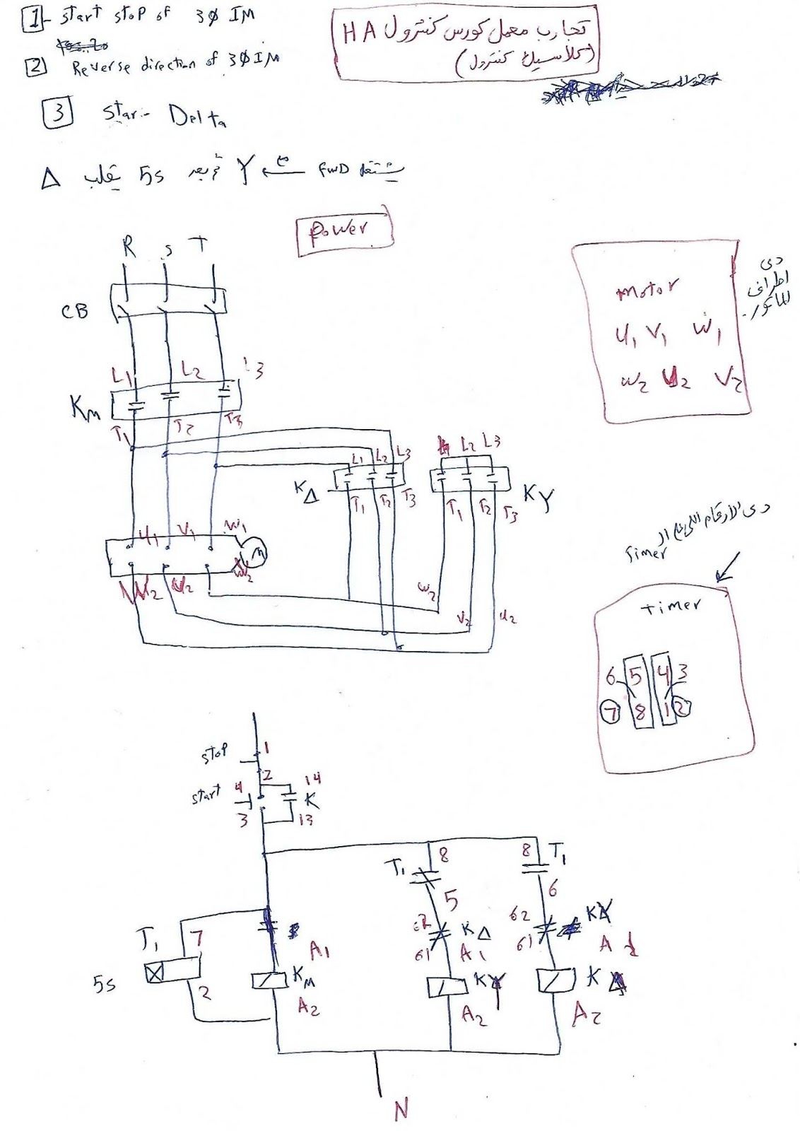 lesson 1:introduction to classic control/تعليم تصميم دوائر التحكم  الكهربائية 