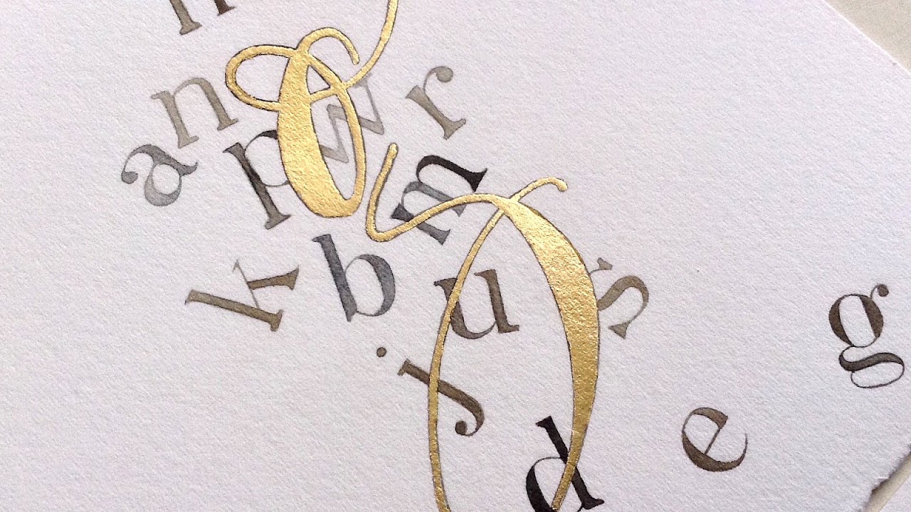 Blackletter - Letter G Calligraphy
