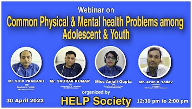 Common Physical & Mental Health Problems among Adolescents & Youth