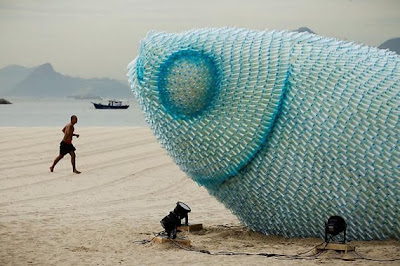 botellas plástico esculturas