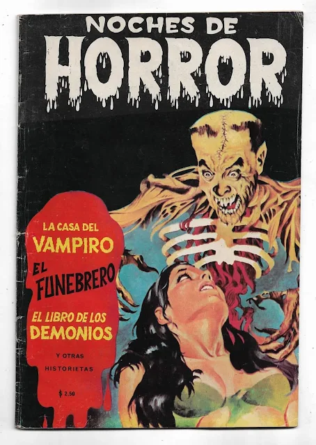 Revista - Noches de horror n 2 Editorial MO-PA-SA Argentina (1973)