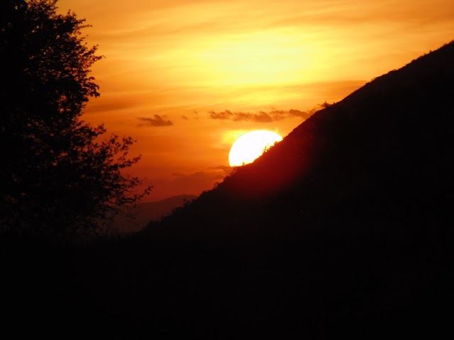 O PÔR DO SOL NA REGIÃO SERRANA DE BOM CONSELHO