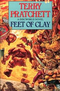 Cover of "Feet of Clay", a novel by Terry Pratchett