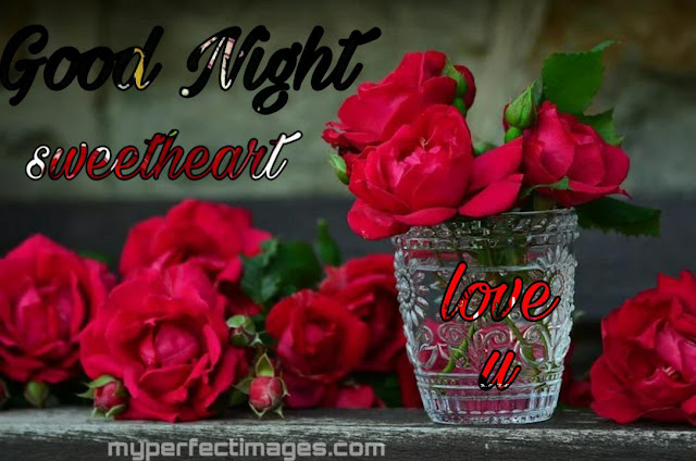 good night flower images for girlfriend