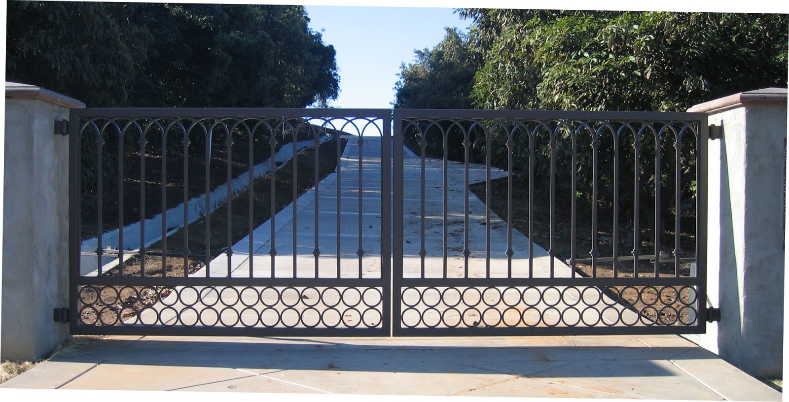  model  pagar  besi tempa pintu  gerbang  wrought iron gate 
