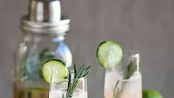 Saturday Sips Grapefruit-Rosemary Fizz