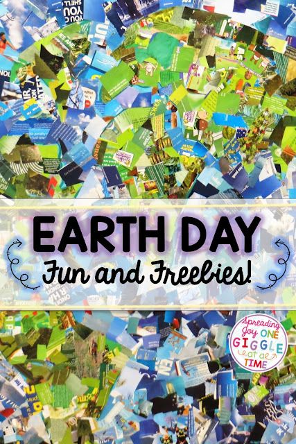 Fun Earth Day activities, crafts, books and a freebie to use in your classroom!