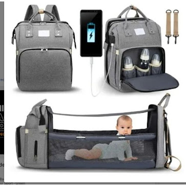 The Price Of Multipurpose Foldable Baby Bed And Diaper Bag In Nigeria