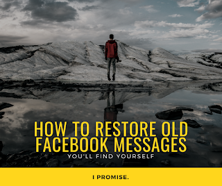 how to restore old facebook messages