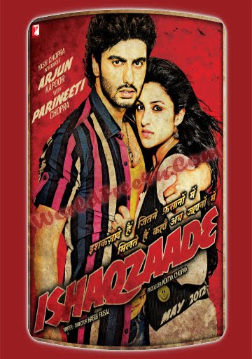 Poster Of Hindi Movie Ishaqzaade (2012) All Full Music Video Songs Free Download Watch Online At worldfree4u.com