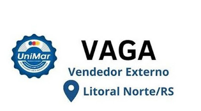 Unimar Bebidas contrata Vendedor no Litoral Norte