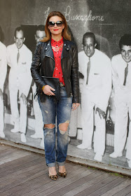 palm print shirt, fringed bag, destroyed zara jeans, Fashion and Cookies, fashion blogger