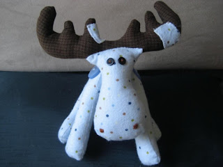 Meese the handmade stuffed Moose