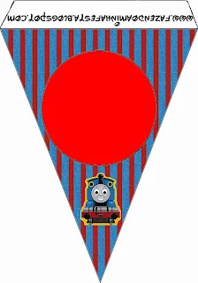 Thomas the Train Free Printable Banner.