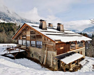 Impressive Design Unique wooden house in Alps