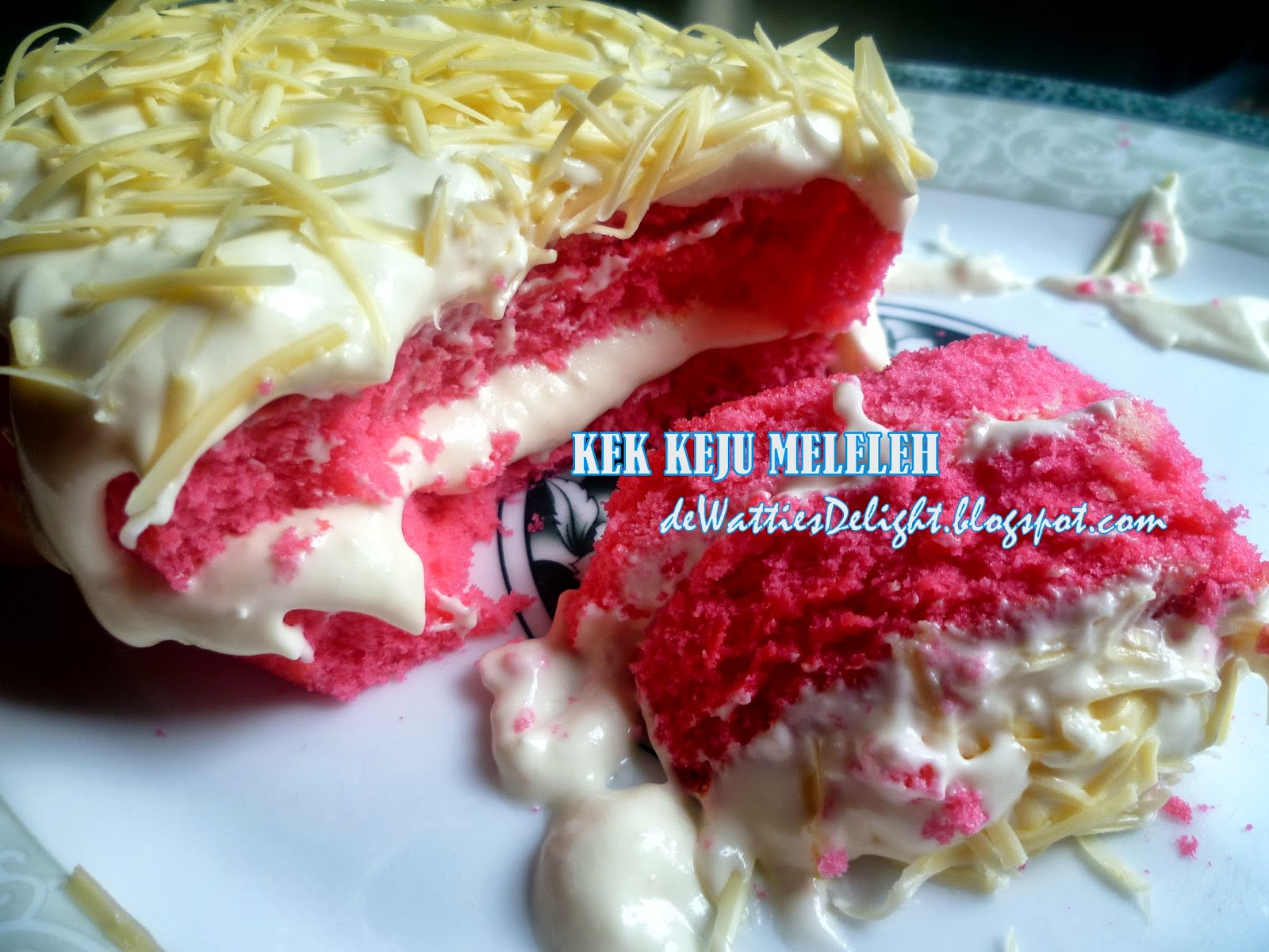 De Watties Delight: Kek Cheese Meleleh / Kek Keju Meleleh 